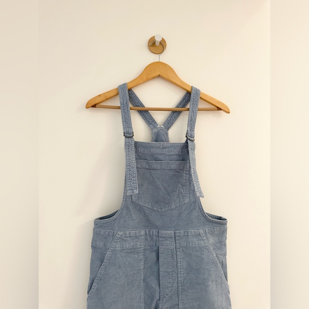 Aerie Werk & Play Corduroy Overalls Cloudy Blue / Size XS - Picture 6 of 16